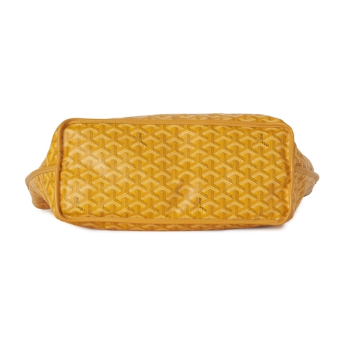 350 - Goyard, a Saint Louis PM handbag w/ pouch, featuring the maker's signature geometric hand-painted Go... 