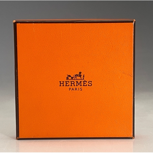 407 - Hermes, a Clic H bracelet, hinged enamel bangle with clasp concealed behind maker's H logo, signed H... 