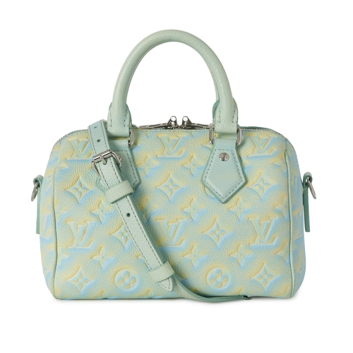 432 - Louis Vuitton, a limited edition monogram empreinte Stardust Speedy Bandouliere 20 handbag, featurin... 