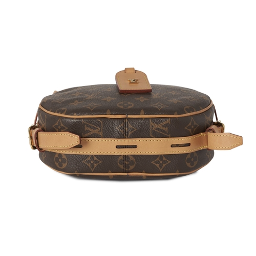 434 - Louis Vuitton, a monogram Boite Chapeau Souple MM handbag, with natural vachetta leather trim, gold-... 