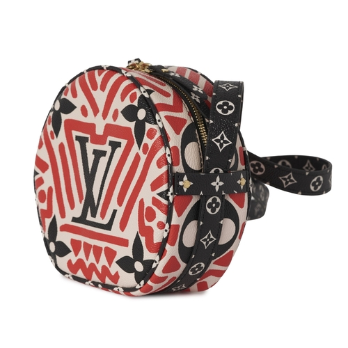 435 - Louis Vuitton, a Boite Chapeau Souple bag, from the 2020 Crafty capsule collection, featuring reinte... 