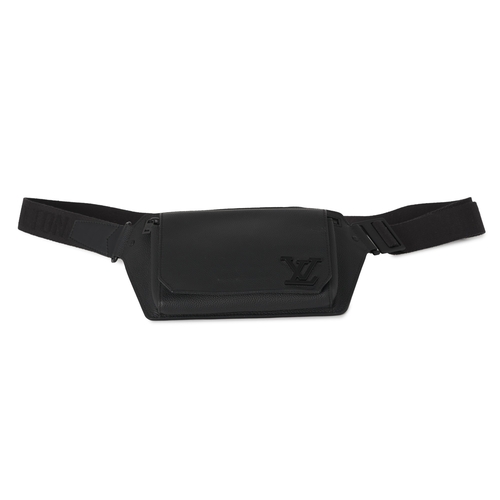441 - Louis Vuitton, a Takeoff sling bag, from the Aerogram collection, crafted from black cowhide leather... 