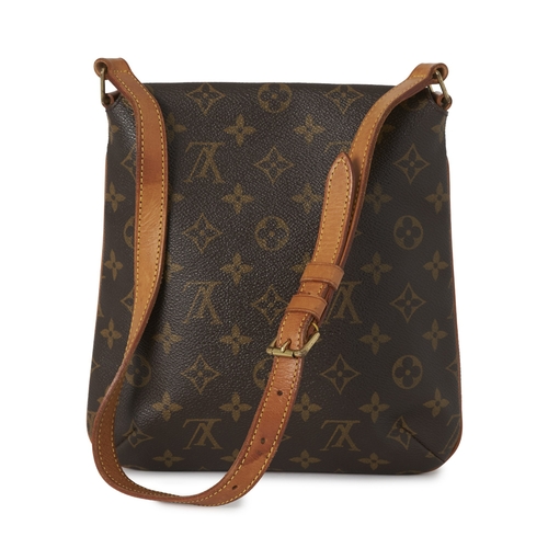 444 - Louis Vuitton, a monogram Musette Salsa handbag, designed with a monogram coated canvas exterior, na... 