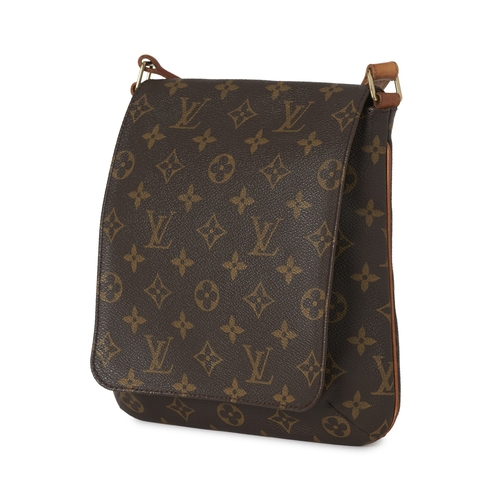 444 - Louis Vuitton, a monogram Musette Salsa handbag, designed with a monogram coated canvas exterior, na... 
