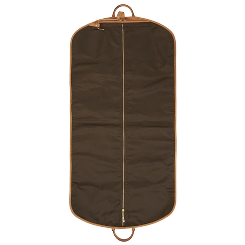 452 - Louis Vuitton a monogram garment bag, with dual rolled leather handles, snap button fastening, and a... 