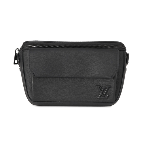 457 - Louis Vuitton, a Pilot wearable wallet, from the Aerogram collection, crafted from black cowhide lea... 