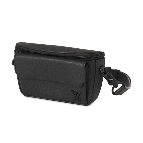 457 - Louis Vuitton, a Pilot wearable wallet, from the Aerogram collection, crafted from black cowhide lea... 