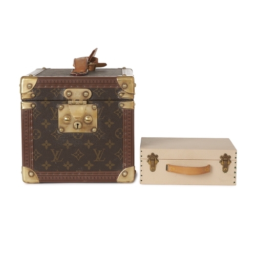 460 - Louis Vuitton, a monogram Boite Flacons vanity case, featuring brass rivets and reinforced corners, ... 