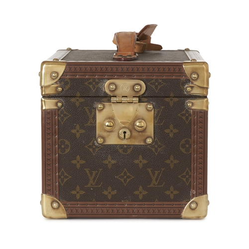 460 - Louis Vuitton, a monogram Boite Flacons vanity case, featuring brass rivets and reinforced corners, ... 