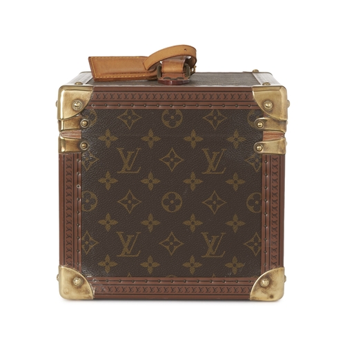 460 - Louis Vuitton, a monogram Boite Flacons vanity case, featuring brass rivets and reinforced corners, ... 