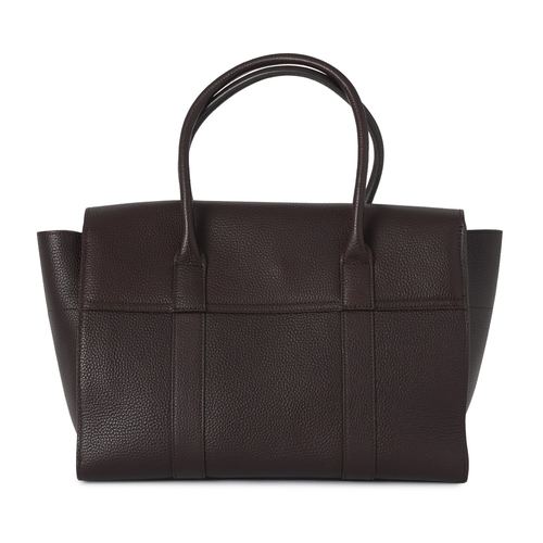480 - Mulberry, an oxblood Bayswater handbag, crafted from grained leather, with gold-tone hardware, class... 