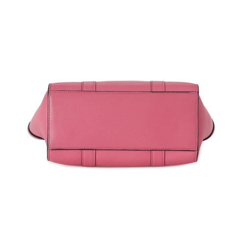 482 - Mulberry, a Zipped Bayswater handbag, designed with a pink leather exterior, with gold-tone hardware... 