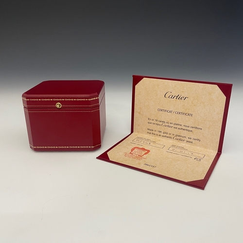 59 - Cartier, an 18ct gold brilliant-cut diamond and black lacquer Panthere de Cartier ring, with green g... 