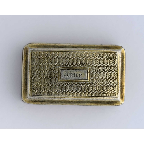33 - A George IV silver gilt castle top vinaigrette, by Lawrence & Co., Birmingham 1829, of rectangular f... 