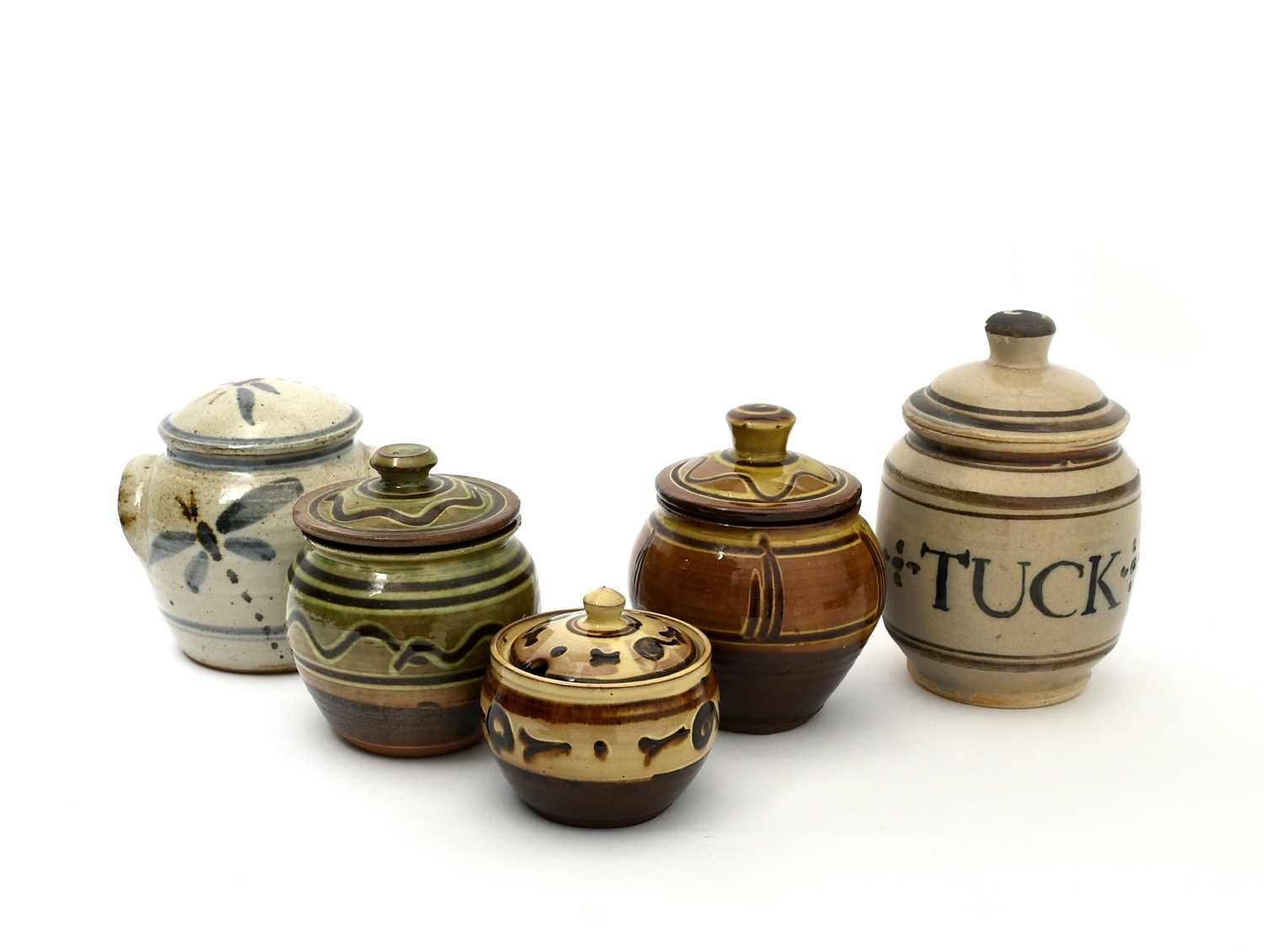 Michael Cardew (1901-1983) Preserve pot and cover Winchcombe Pottery ...