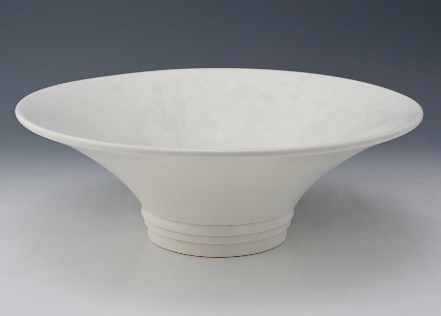 Keith Murray for Wedgwood, a large Art Deco Moonstone bowl, model 3995 ...