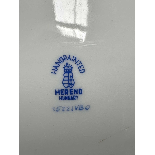 109 - A collection of continental ceramics, to include a Dresden tea cup and saucer painted with floral ga... 