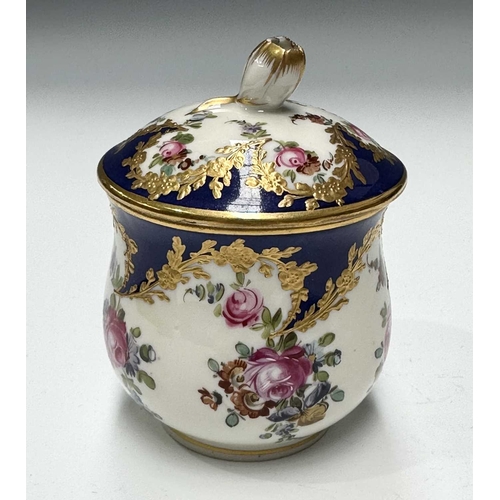 109 - A collection of continental ceramics, to include a Dresden tea cup and saucer painted with floral ga... 