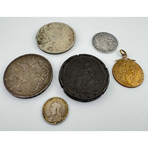 155 - A quantity of British and world coins, George III onwards: including a United States of America silv... 