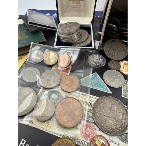 155 - A quantity of British and world coins, George III onwards: including a United States of America silv... 