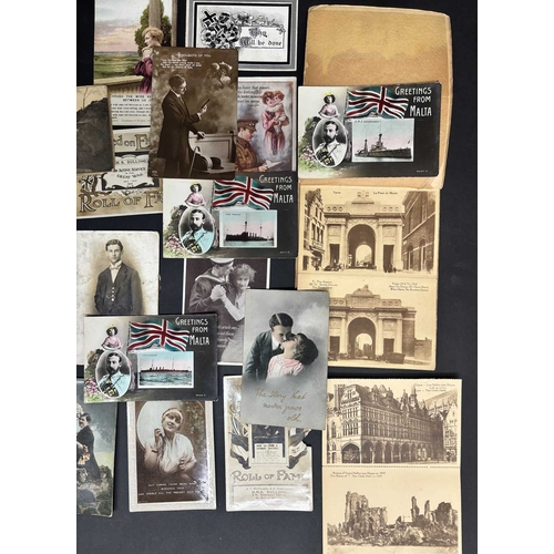 160 - A British WWI 1914-1915 star medal, awarded to J.F. MCFADYEN, STO. 1, R.N., a Victory medal awarded ... 