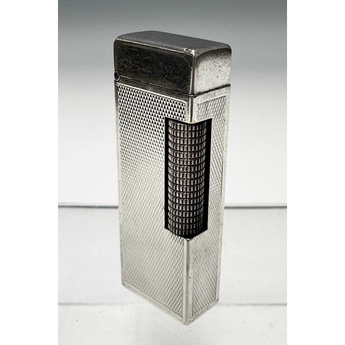 167 - A Dunhill plated lighter, together with a gilt Calibri lighter, and a gilt metal 'Jewel' lighter, wi... 