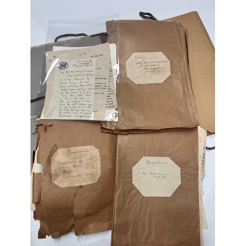 195 - Correspondence both to and from the Royal House of Mewar, marked 'Secret' and 'Confidential': a coll... 