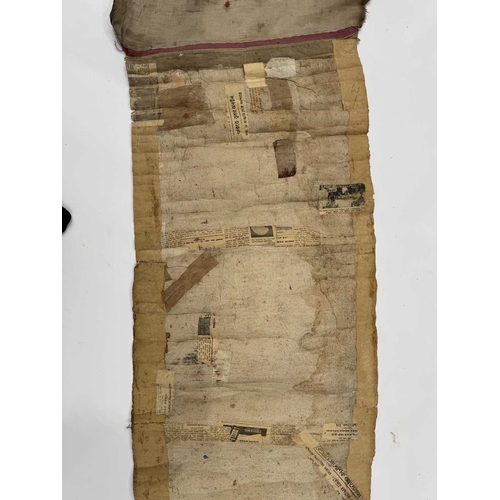 256 - A didactic pictorial Indian scroll, 19th or early 20th century, Calcutta, likely illustrating the Ra... 