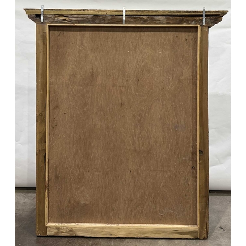 272 - A Nepalese carved wooden window frame salvaged from a noble or royal palace, Kathmandu Valley, 18th ... 