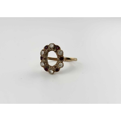 433 - Four gold-coloured rings, two with hallmarks, one stamped 9c, total weight 10.5g (4)