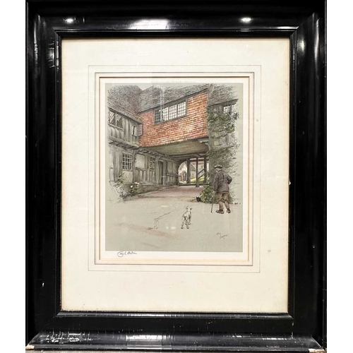 470 - Cecil Aldin (British, 1870-1935), Penshurst, signed l.l., titled verso, colour print, Fine Art Trade... 