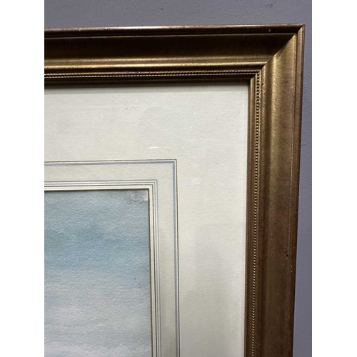 471 - Charles Bone (British, 1926), an expansive rolling landscape with meadows, signed l.r., watercolour,... 