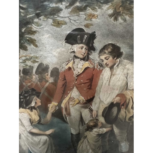 478 - An Arts and Crafts circa 1900, walnut and silk embroidered fire screen with two panels on slender tu... 