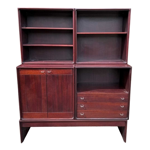 555 - Jorgen Kastholm (Danish, 1931-2007), for Gordon Russell of Broadway, an early 1980's wenge wood modu... 