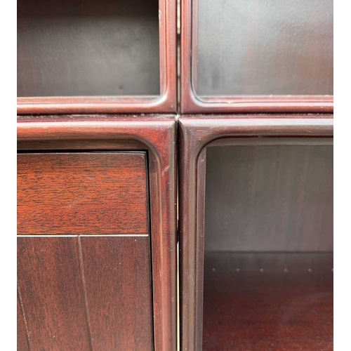 555 - Jorgen Kastholm (Danish, 1931-2007), for Gordon Russell of Broadway, an early 1980's wenge wood modu... 