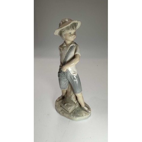 75 - Five Lladro/Nao figurines, including Bunny Girl, the largest 30cm high (5)