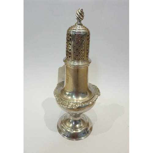 168 - A silver sugar caster hallmarked London 1870