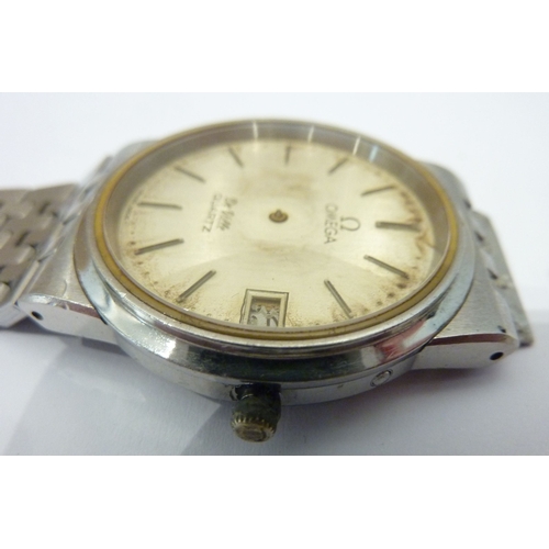 291 - A gentleman's Omega DeVille wristwatch (spares or repair)