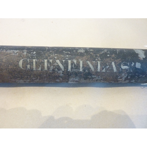 335 - A 19th century cartographer's map case marked 'Glenfinlas' (Scotland)