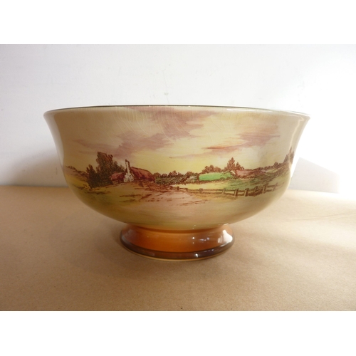 41 - A Royal Doulton Series Ware bowl, 'Rustic England'  D5694