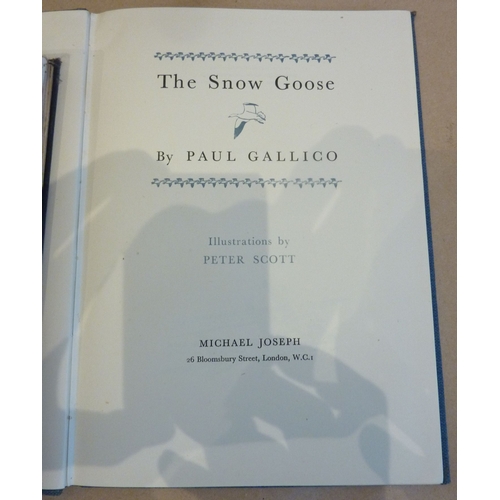 440 - The Snow Goose' by Paul Gallico with illustrations by Peter Scott,  'Haunted Houses' and 'The Comple... 