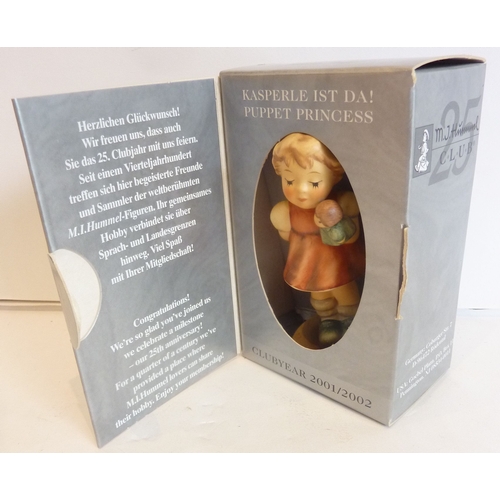 9 - A boxed 'Exclusive Edition' Hummel Club 25 figure (2001), 'Puppet Princess' HUM2103/A #1664