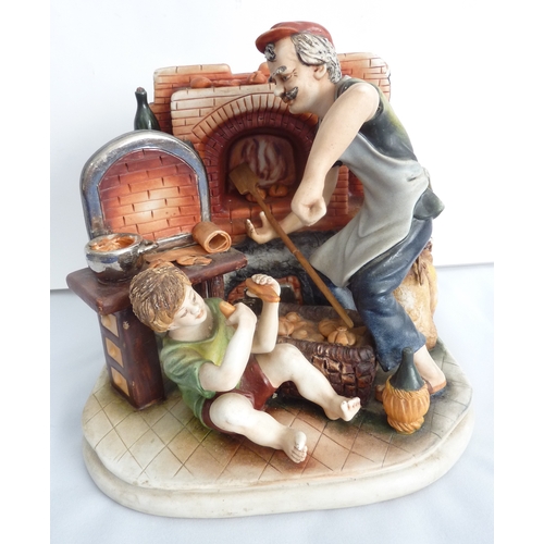 42 - 'Baker' - a Capodimonte group