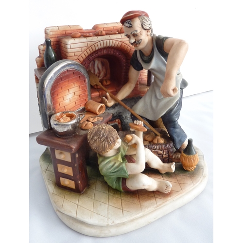 42 - 'Baker' - a Capodimonte group