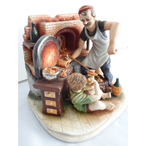 42 - 'Baker' - a Capodimonte group