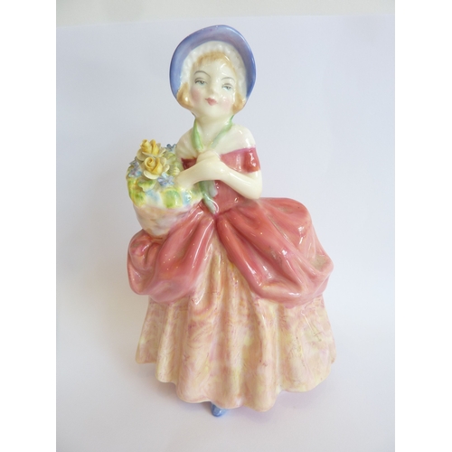 10 - An early 20th century hand-decorated Royal Doulton figure, 'Cissie', HN1809, 1937