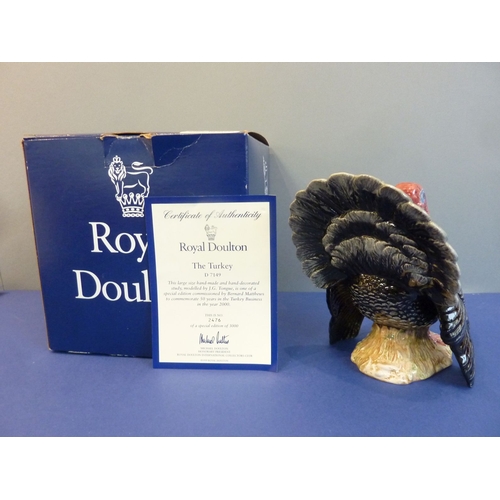 17 - A boxed Royal Doulton model,  'The Turkey'
