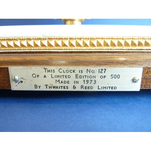 211 - A gravity timepiece 'rise & fall' clock by Thwaites & Reed Ltd, Clerkenwell, London, limited edition... 