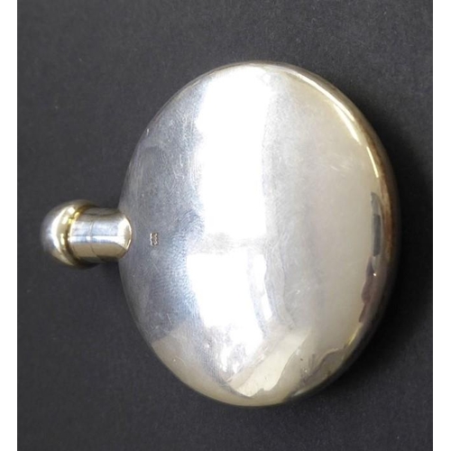 207 - A hallmarked silver circular scent with screw top; maker's mark GHJ & Co, assayed London 1908 (full ... 