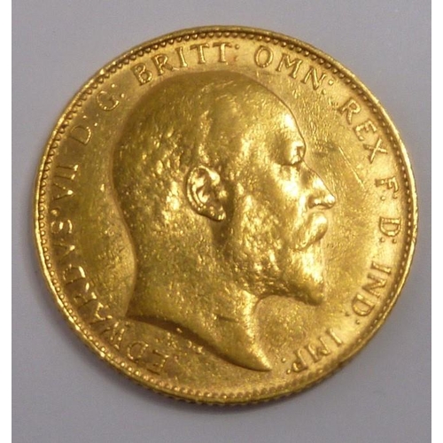 373 - An Edward VII gold sovereign, 1910